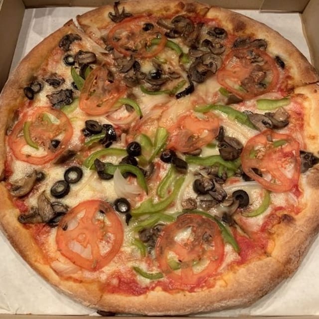 Veggie Gluten Free Pizza.