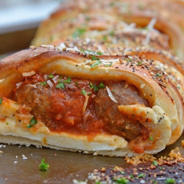 Meatball Stromboli.