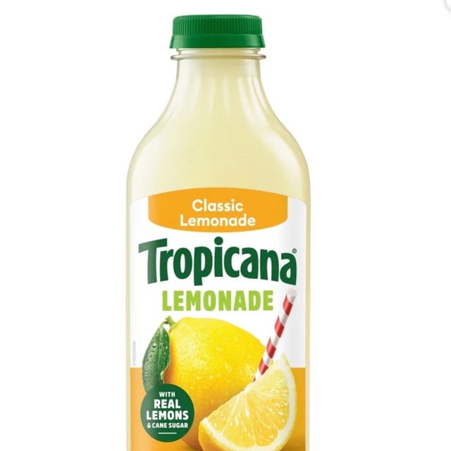 Tropicana Lemonade.