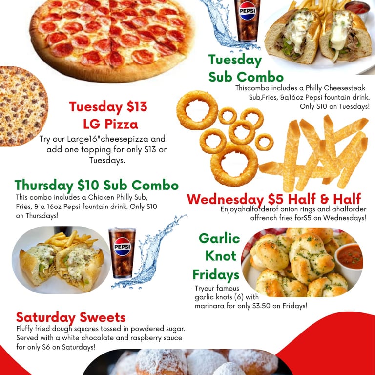 Daily Specials