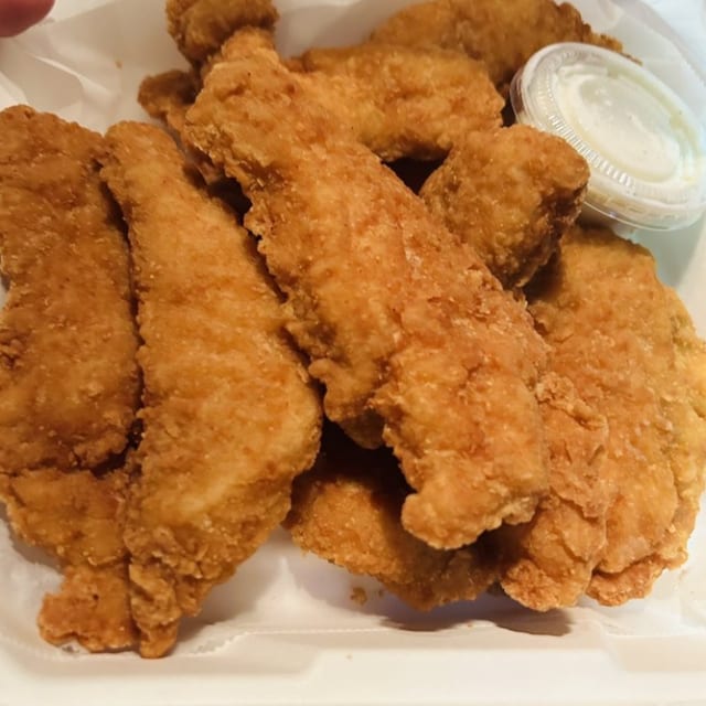 Bucket of Chicken Fingers.
