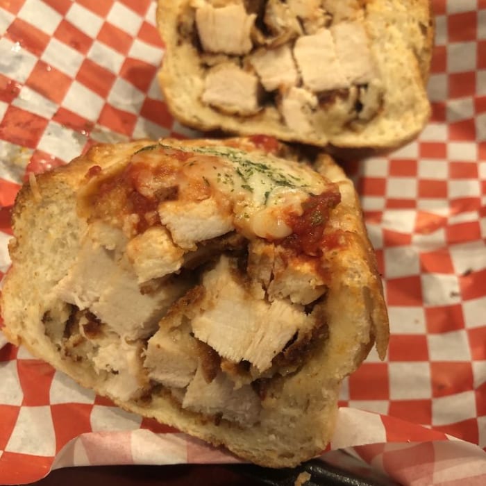 Chicken Parmesan Sub.