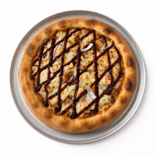 BBQ Chicken Pizza.