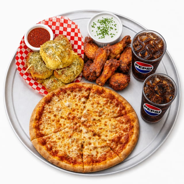 Medium Pizza Combo.