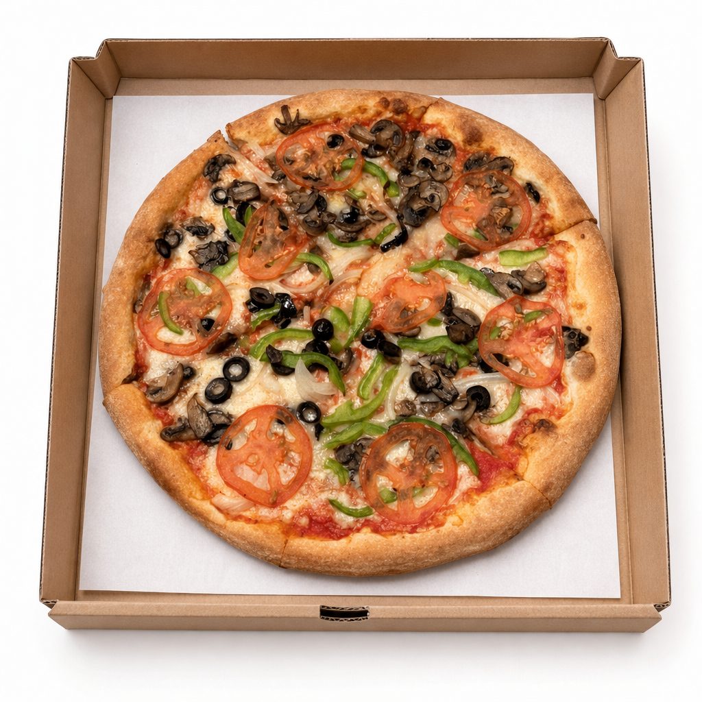 Veggie Gluten Free Pizza.