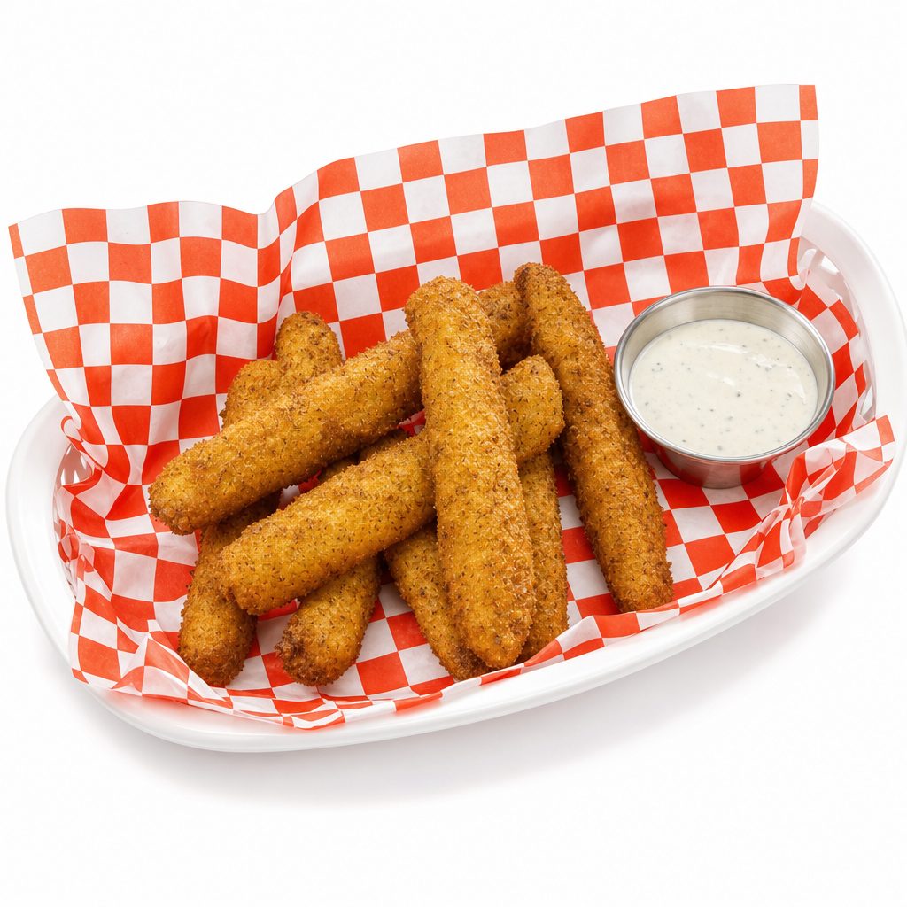 Fried Pickle Spears.