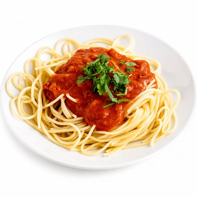 Spaghetti Marinara.