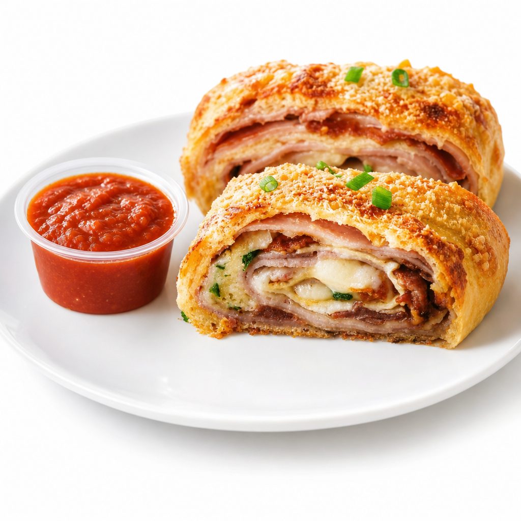 Ham & Cheese Stromboli.