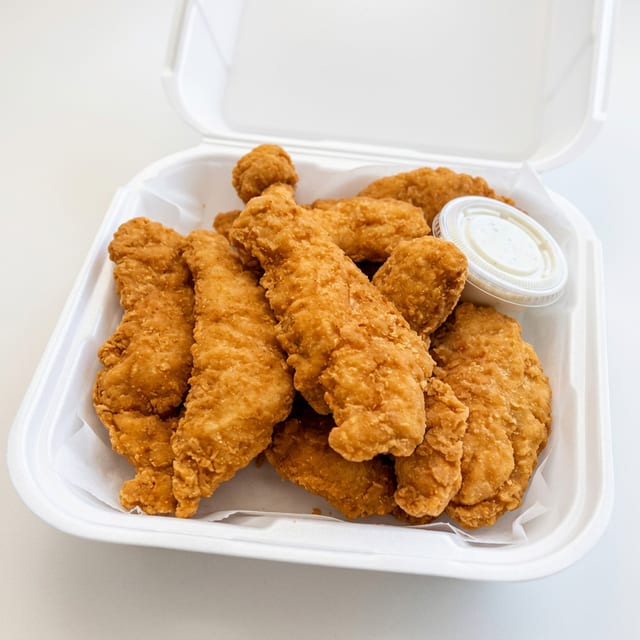 Bucket of Chicken Fingers.