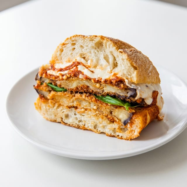 Eggplant Parmesan Sub.
