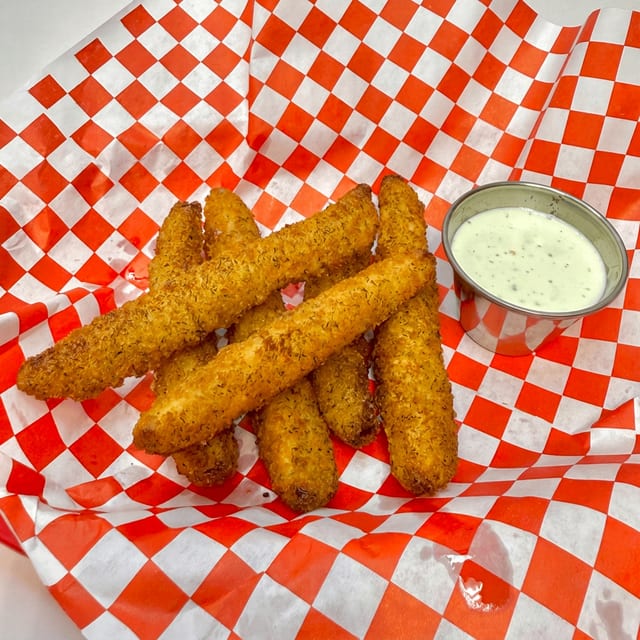 Fried Pickle Spears.