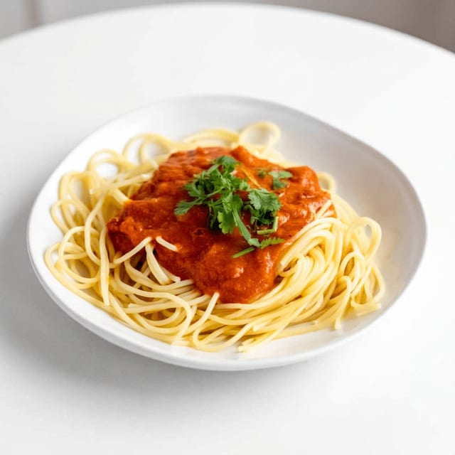 Spaghetti Marinara.