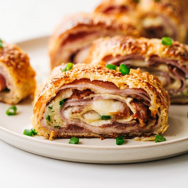 Ham & Cheese Stromboli.