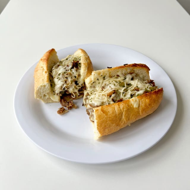 Philly Cheesesteak Sub.